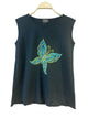 Butterfly Print Tank Top (REG)