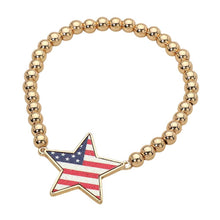 USA Star Stretch Bracelet