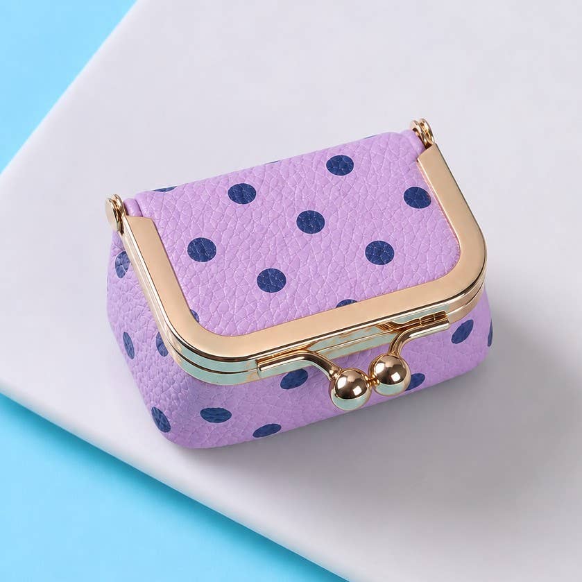 Mini Polka Dot Travel Jewelry Box