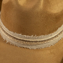 Suede Cowboy Hat w/ Frayed Band