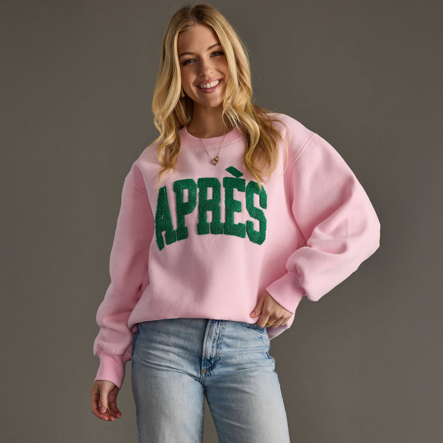 Pink & Green Apres Sweatshirt (REG)