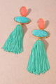 Resin Tassel Earrings