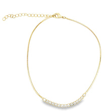 18K CZ Amid Mouse Tail Anklet