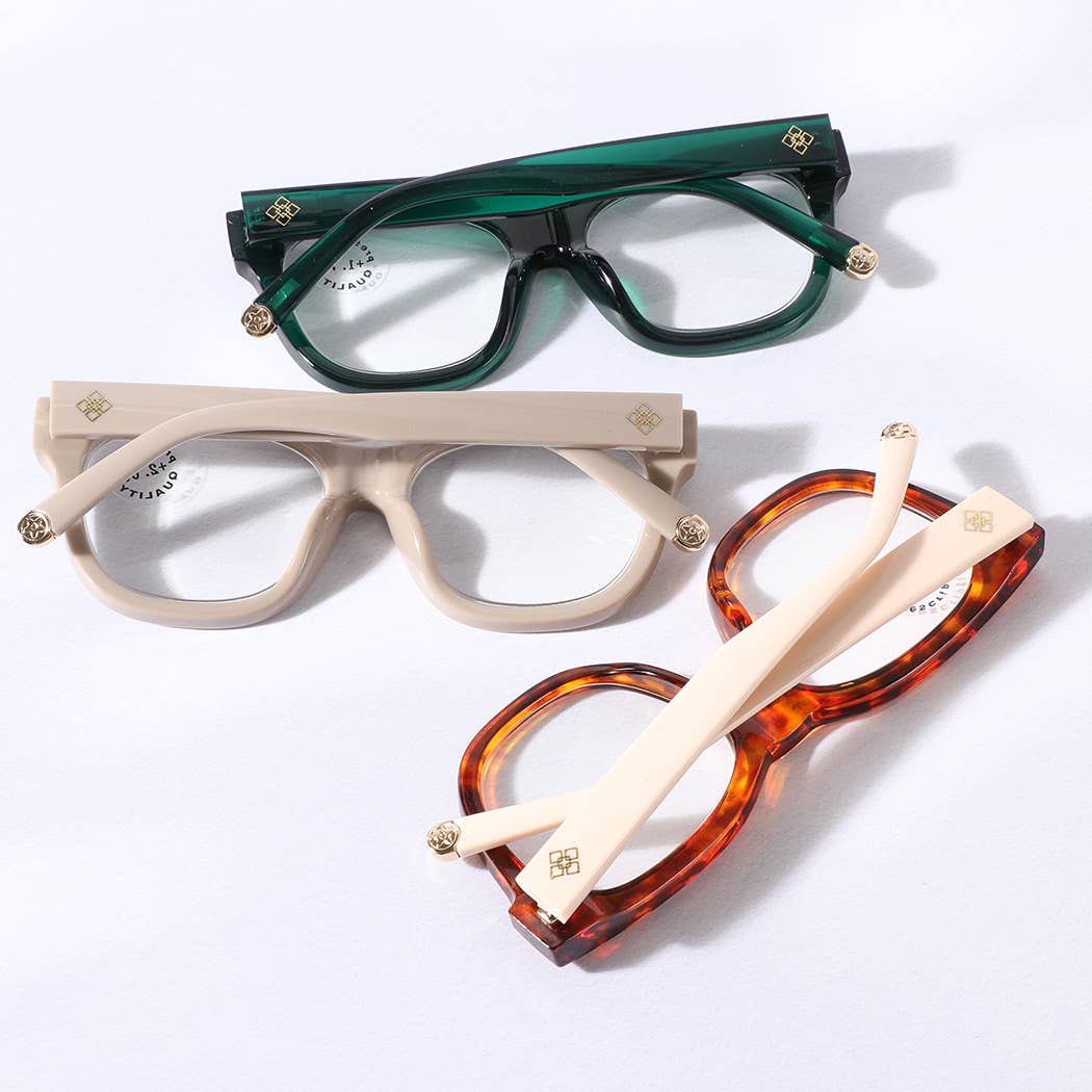 Chunky Square Frame Reading Glasses
