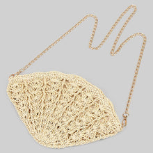 Raffia Shell Purse