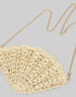 Raffia Shell Purse