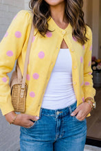 Yellow Polka Dot Cardigan (REG)