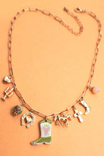 Western Boot Charm Necklace