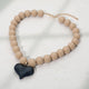 Chunky Heart Beaded Necklace