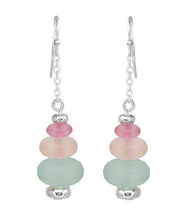 Tiered Seaglass Earrings