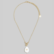 Shell Teardrop Heart Necklace