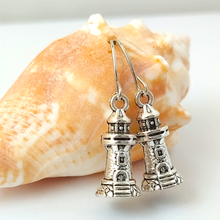 Silver Lighthouse Earrings