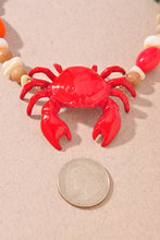 Sea Beaded Crab Necklace
