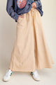 Wide Leg Terry Sweatpants in Latte (REG)