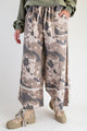 Camo Terry Wide Leg Pants (REG)