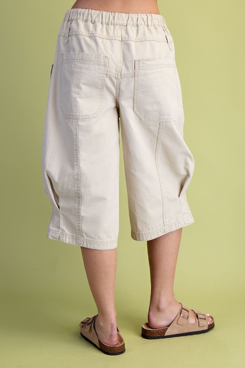 Cargo Twill Bermuda Shorts in Khaki (REG)