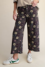 Joyful Flower Twill Pants in Ash (REG)