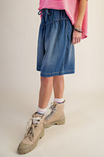 Pleated Wide Leg Bermuda Shorts (REG)