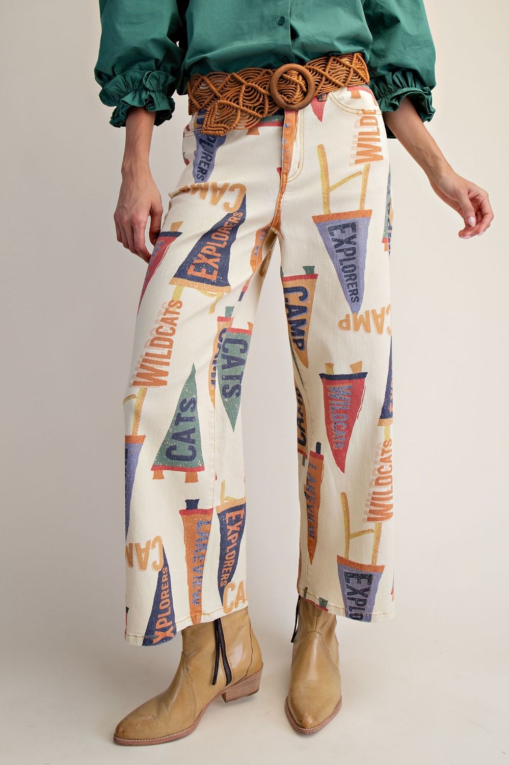 Pennant Printed Pants (REG)