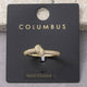 Gold Dipped Pave Knot Ring
