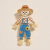 Whimsical Scarecrow Brooch