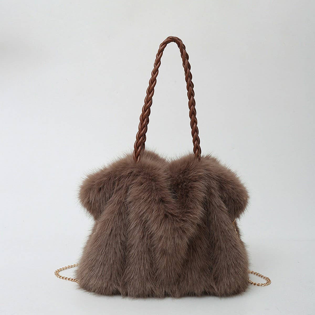 Winter Faux Fur Plush Purse