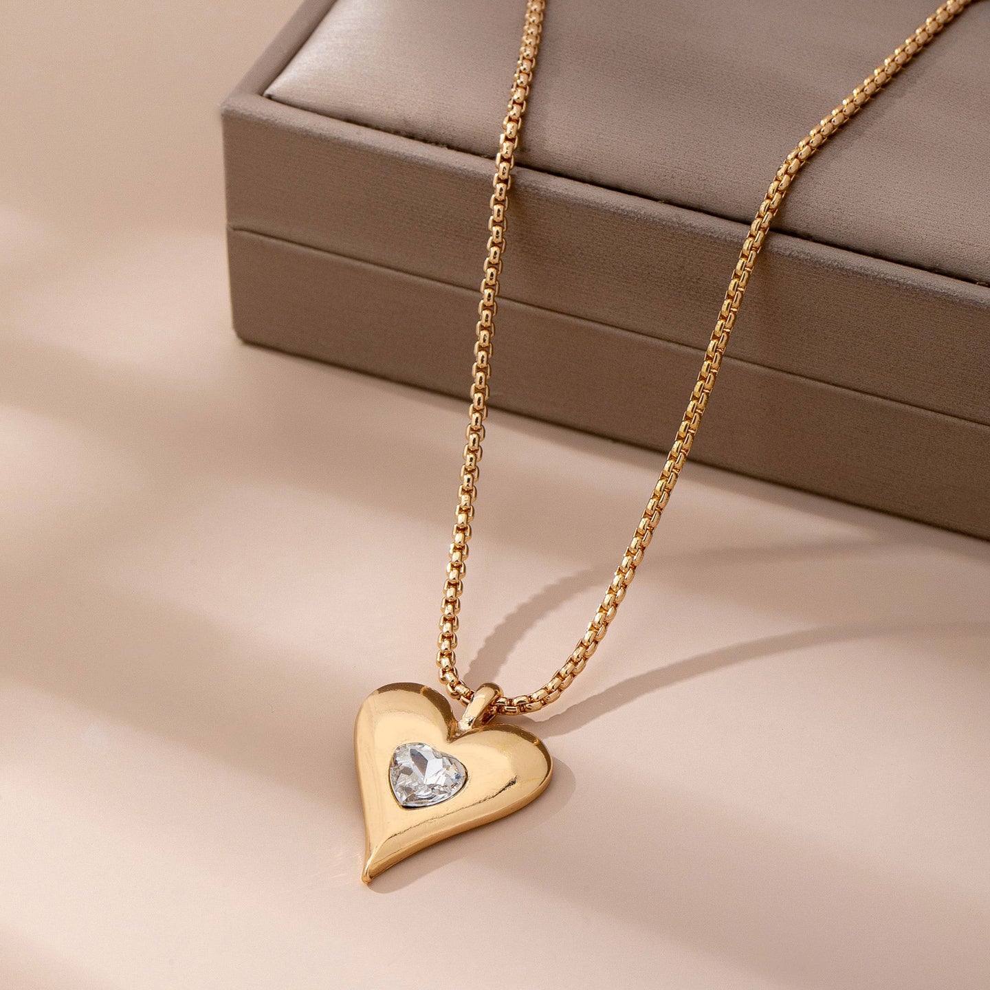 Inset Heart Necklace