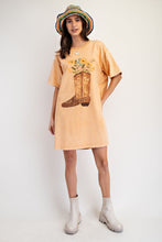Western Boot T-Shirt Dress (REG)