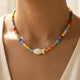 Vibrant Beaded Fish Necklace