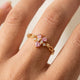 CZ Butterfly Crown Ring