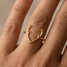 Antler Crown Statement Ring