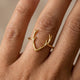 Antler Crown Statement Ring