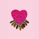 Spiky Heart Brooch
