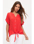 Red Tie Front Top (REG)