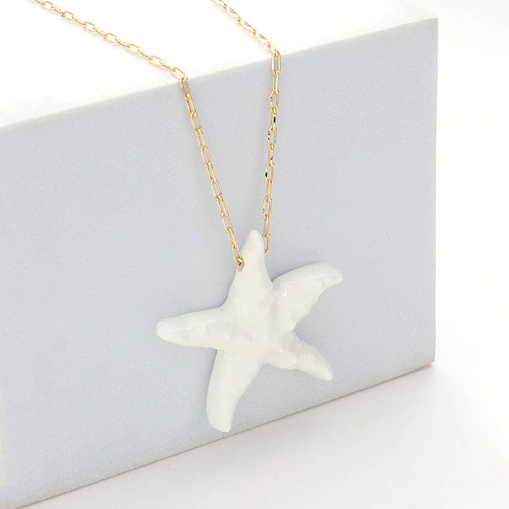 Colorful Starfish Necklace
