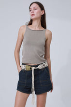 Boho Fringe Braided Belt