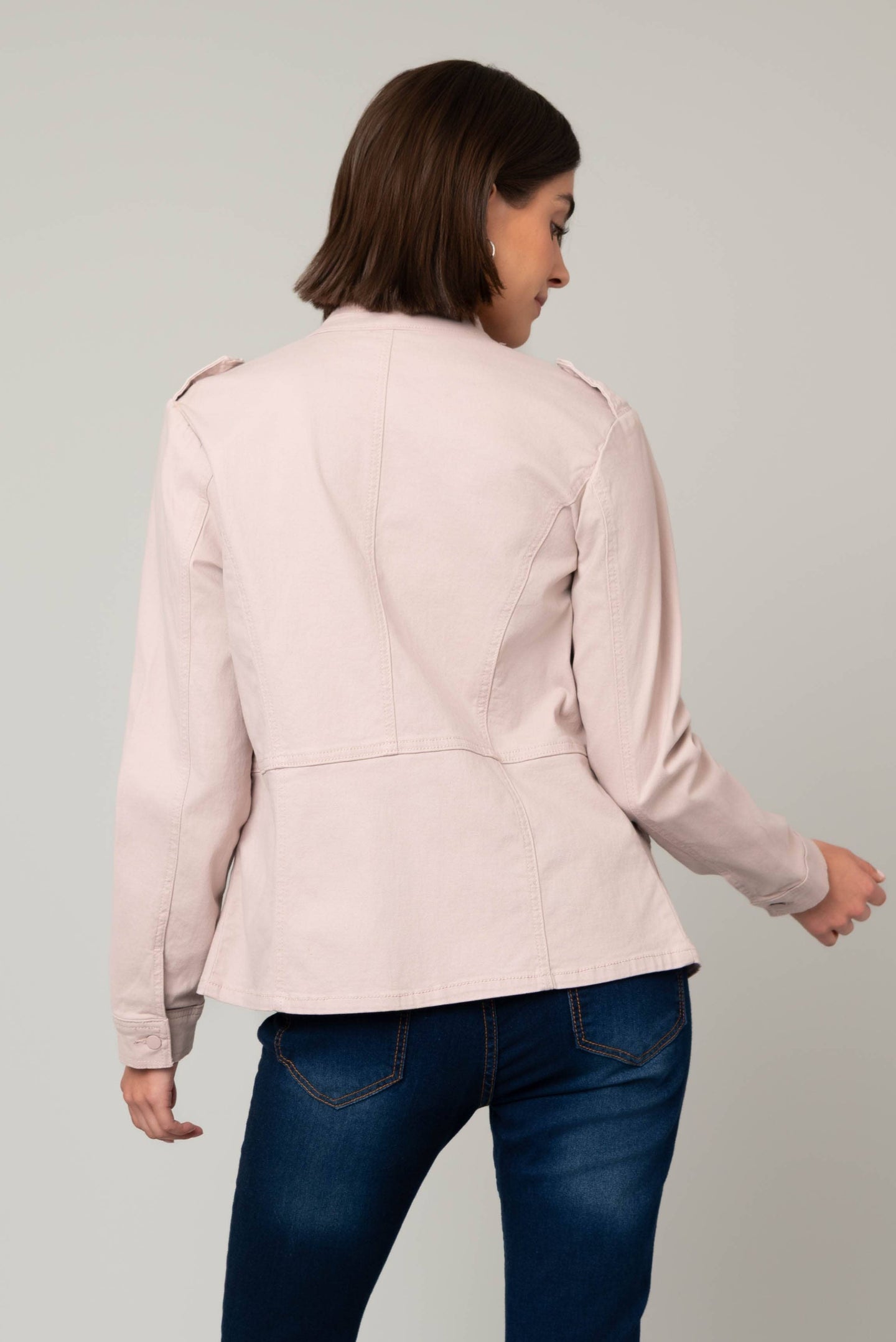 Daphne Utility Jacket in Blush (REG)