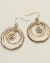 Boho Spiral Drop Earrings