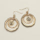 Boho Spiral Drop Earrings
