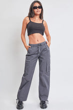 Mid Rise Cargo Pants in Charcoal (REG)