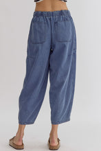 Mid Rise Utility Jeans in Denim