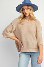 Lianna Half Sleeve Sweater in Khaki (REG/PLUS)