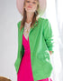 Kristi Lapel Blazer in Signal Green (REG)