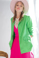 Kristi Lapel Blazer in Signal Green (REG)