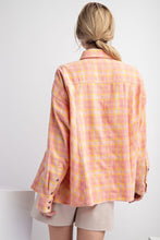 Bethany Plaid Top in Blush (REG)