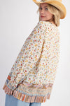 Wild Flower Button Top (REG)