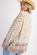 Wild Flower Button Top (REG)