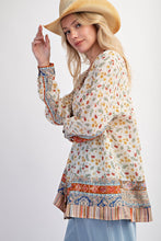 Wild Flower Button Top (REG)