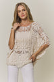 Natural Daisy Crochet Top (REG)
