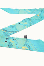 Turquoise Fashion Twilly Scarf